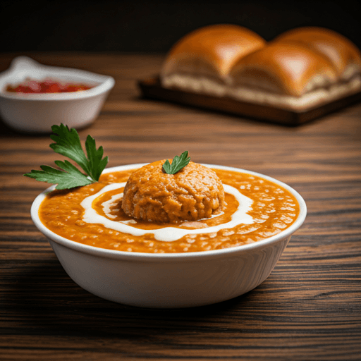 Delicious Pav Bhaji — street food served piping hot